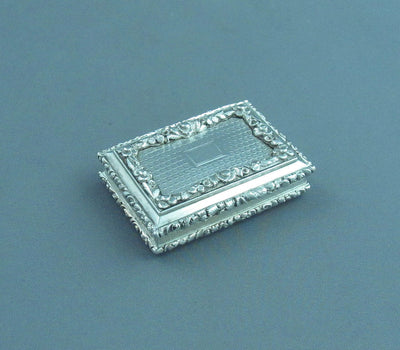 Nathaniel Mills Silver Vinaigrette - JH Tee Antiques