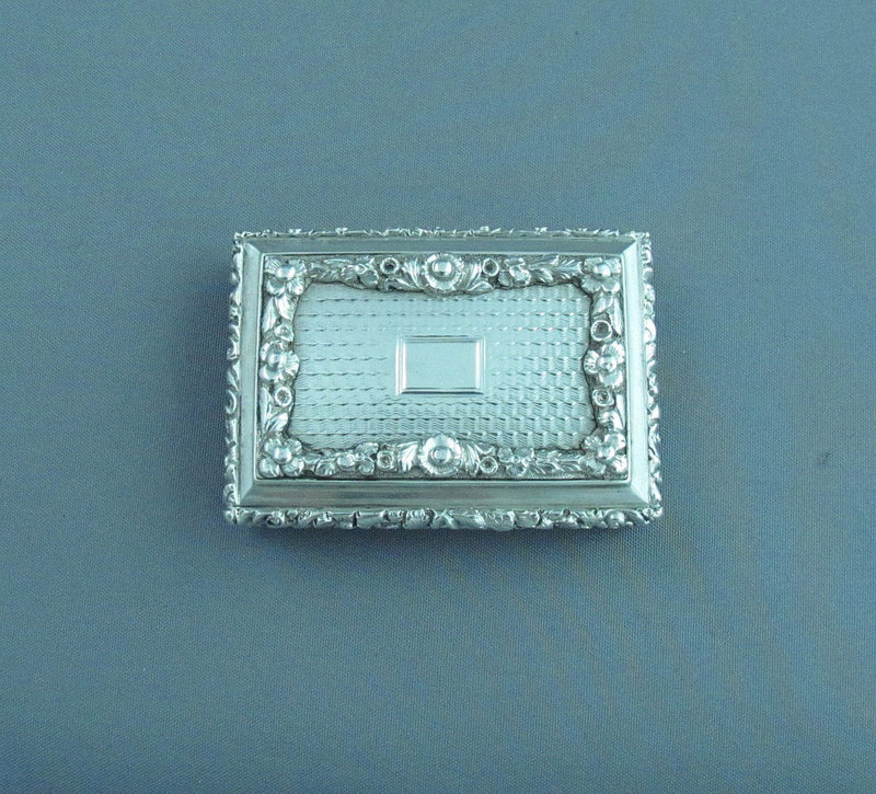 Nathaniel Mills Silver Vinaigrette - JH Tee Antiques