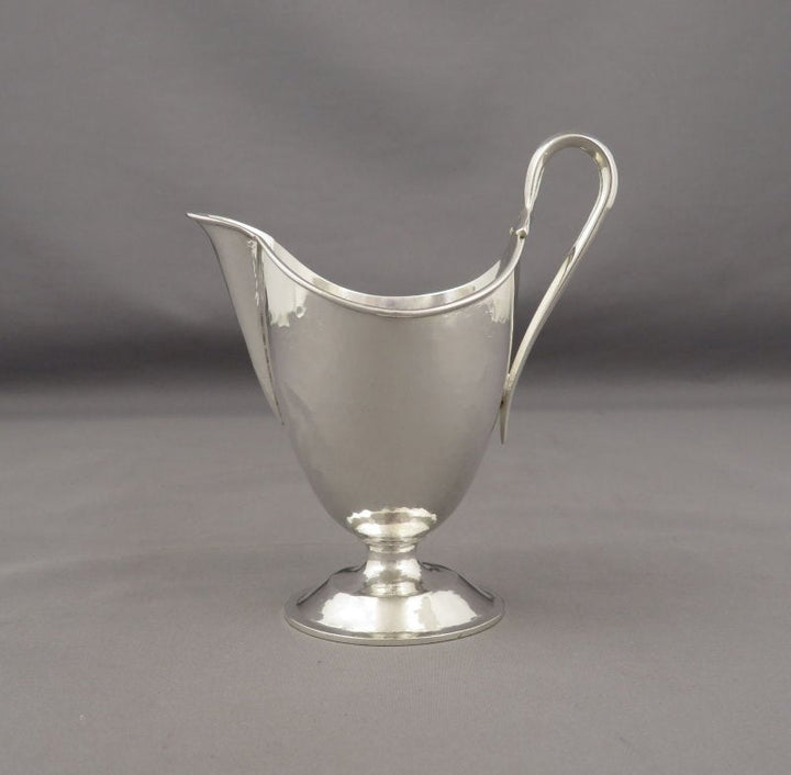 Omar Ramsden Silver Cream Jug - JH Tee Antiques
