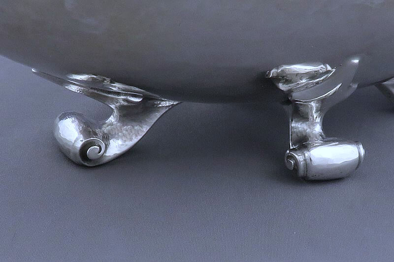 Omar Ramsden Silver Dish - JH Tee Antiques