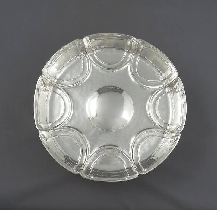 Pair of George V Silver Footed Bowls - JH Tee Antiques