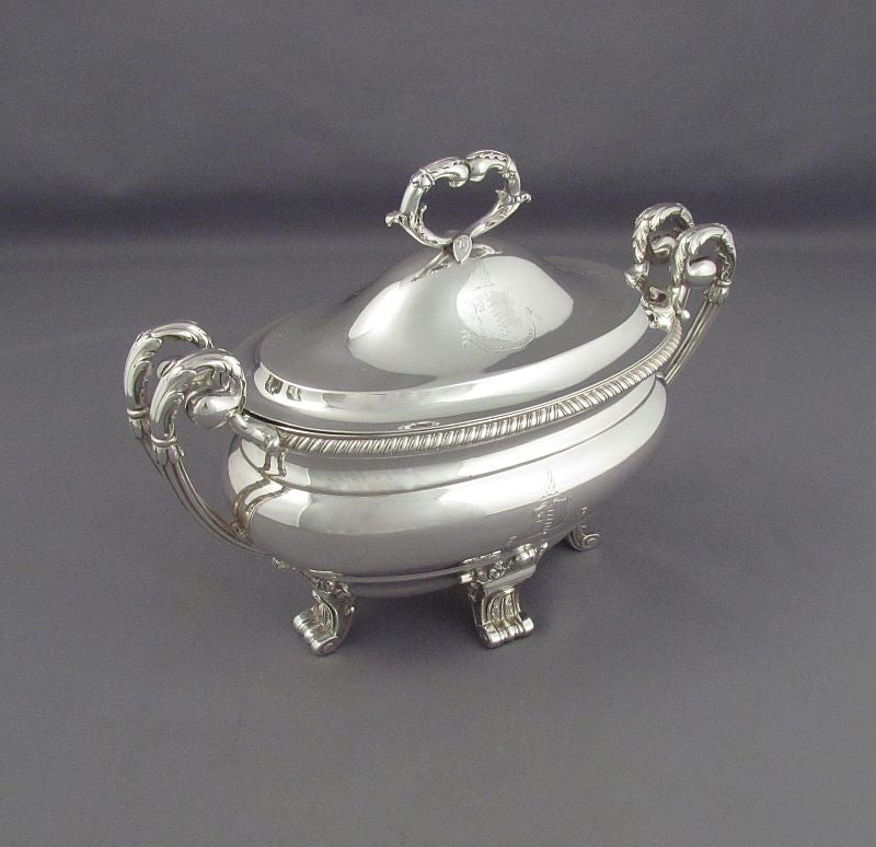 Paul Storr Silver Sauce Tureens - JH Tee Antiques