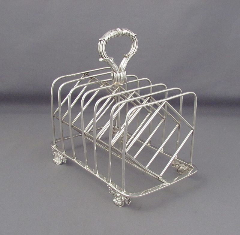 Paul Storr Silver Toast Rack - JH Tee Antiques