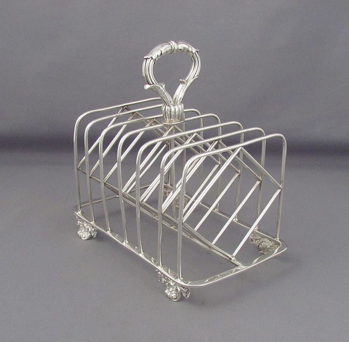 Paul Storr Silver Toast Rack - JH Tee Antiques