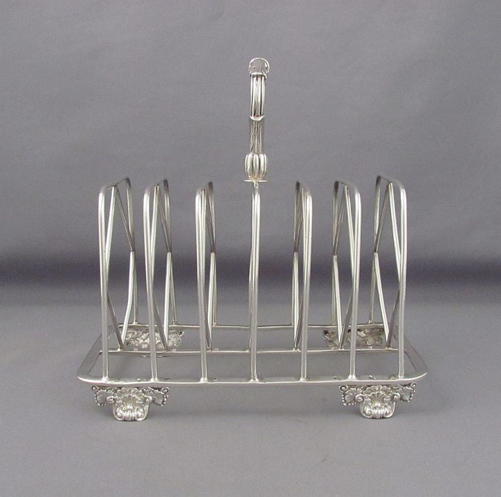 Paul Storr Silver Toast Rack - JH Tee Antiques