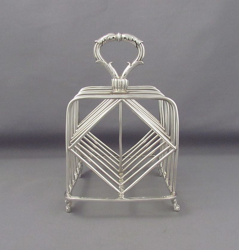 Paul Storr Silver Toast Rack - JH Tee Antiques