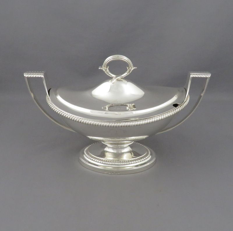 Set of Six Paul Storr Silver Sauce Tureens - JH Tee Antiques