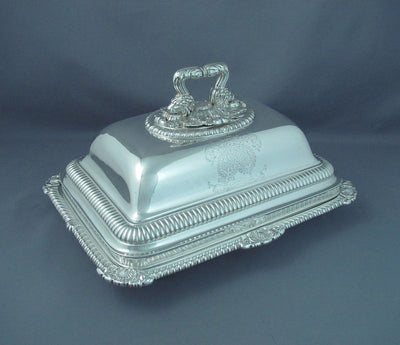 Philip Rundell Sterling Silver Entree Dishes - JH Tee Antiques