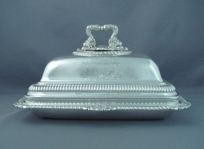 Philip Rundell Sterling Silver Entree Dishes - JH Tee Antiques