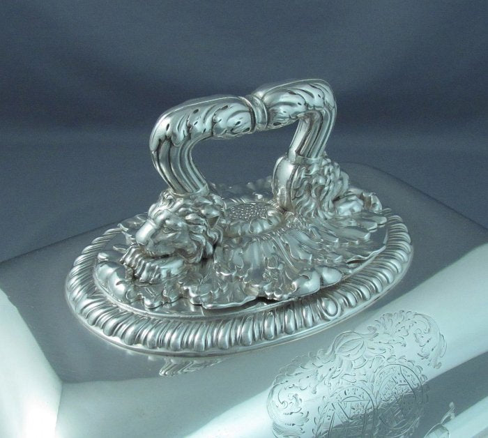 Philip Rundell Sterling Silver Entree Dishes - JH Tee Antiques