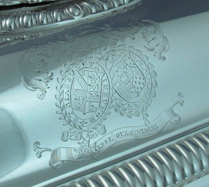 Philip Rundell Sterling Silver Entree Dishes - JH Tee Antiques