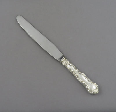 Birks Pompadour Sterling Luncheon Knife Modern - JH Tee Antiques