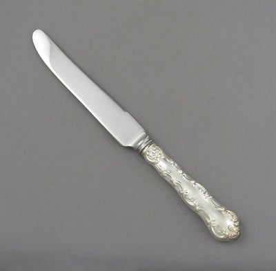 Birks Pompadour Sterling Luncheon Knife French - JH Tee Antiques