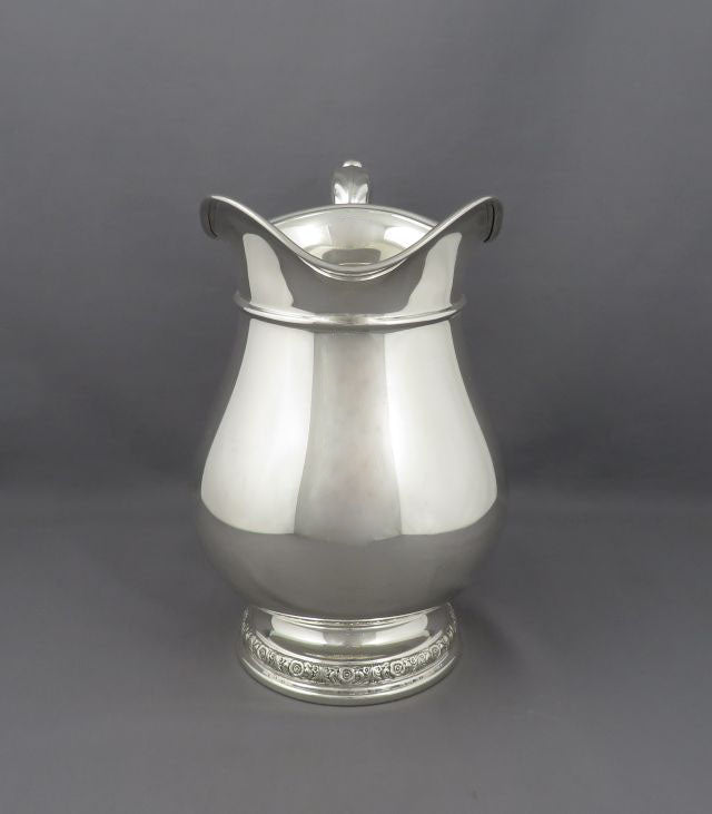 International Sterling Silver Water Pitcher - JH Tee Antiques