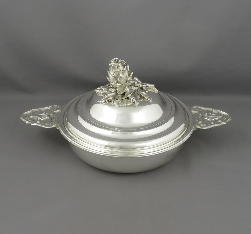Puiforcat 950 Silver Ecuelle - JH Tee Antiques