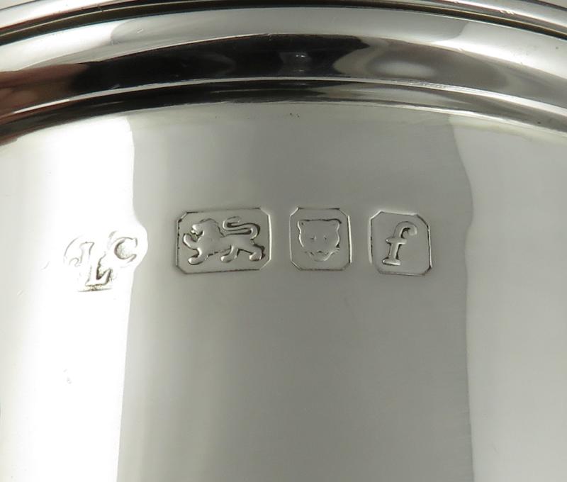 Queen Anne Style Silver Coffee Pot - JH Tee Antiques