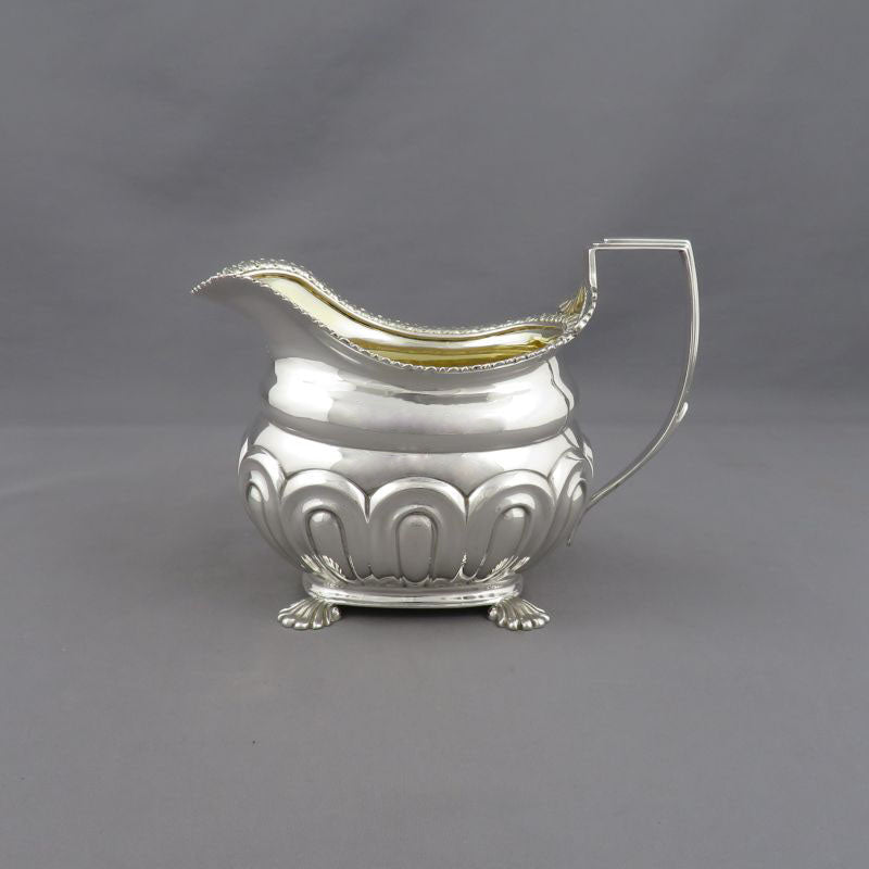 Regency Period Sterling Silver Tea Set - JH Tee Antiques