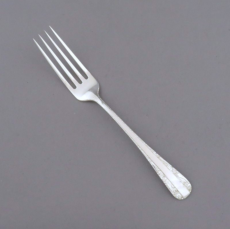 Birks Rose Bower Pattern Sterling Dinner Fork - JH Tee Antiques