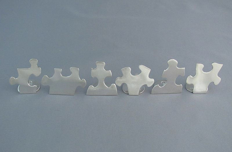 Sterling Silver Place Card Holders - JH Tee Antiques