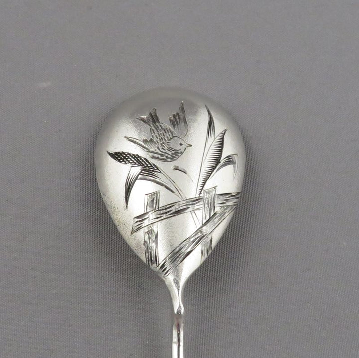 Set of 6 Russian Silver Teaspoons - JH Tee Antiques