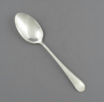 Birks Saxon Pattern Sterling Silver Large Teaspoon - JH Tee Antiques