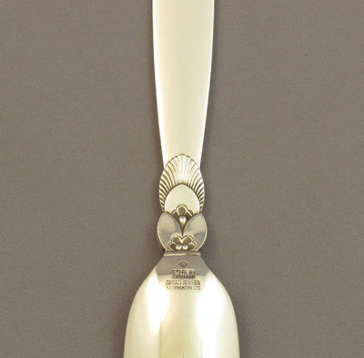 Georg Jensen Cactus Pattern Cheese Scoop - JH Tee Antiques