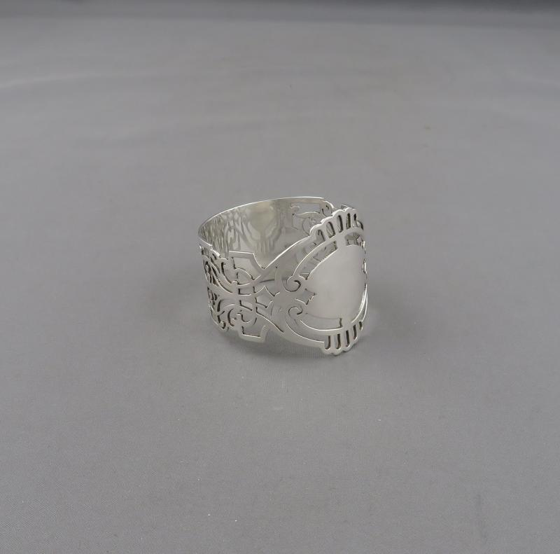 Set of 4 Victorian Sterling Silver Napkin Rings - JH Tee Antiques