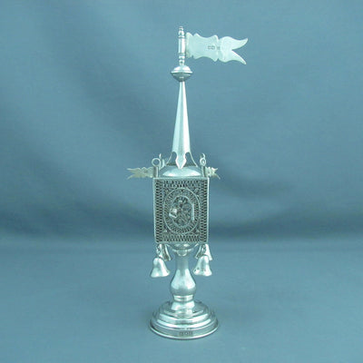 Victorian Silver Spice Tower - JH Tee Antiques