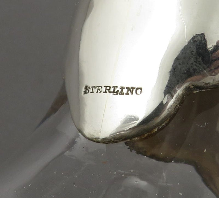 Novelty Sterling Silver Duck Claret Jug - JH Tee Antiques