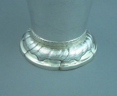 Large Swedish Silver Beaker - JH Tee Antiques