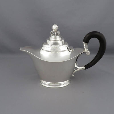 Swedish Silver Teapot - JH Tee Antiques