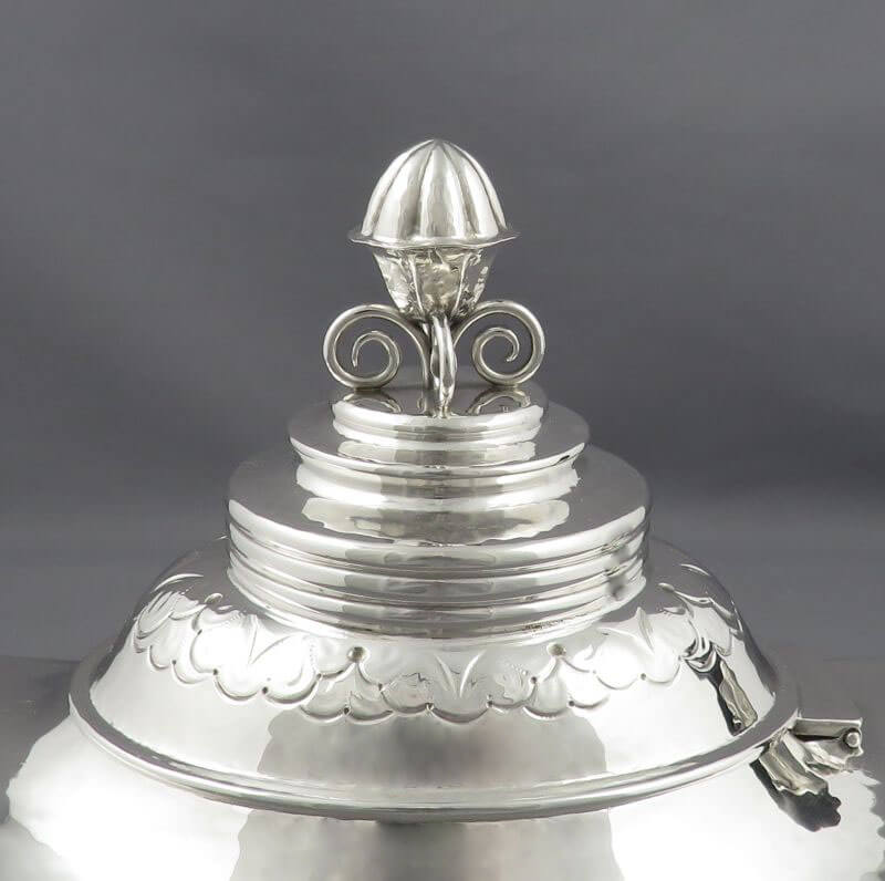 Swedish Silver Teapot - JH Tee Antiques