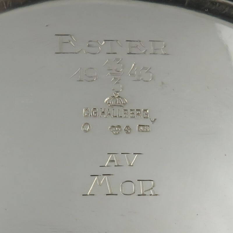 Swedish Silver Teapot - JH Tee Antiques