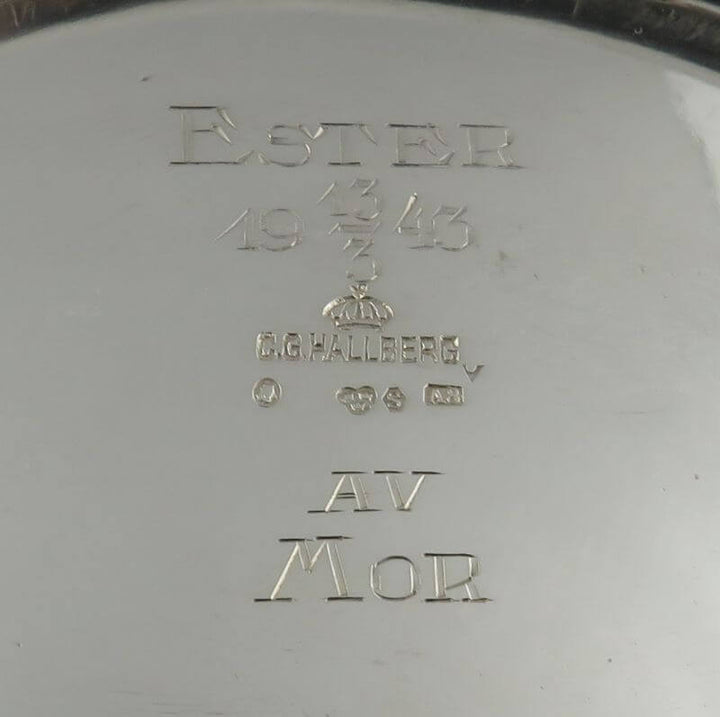 Swedish Silver Teapot - JH Tee Antiques