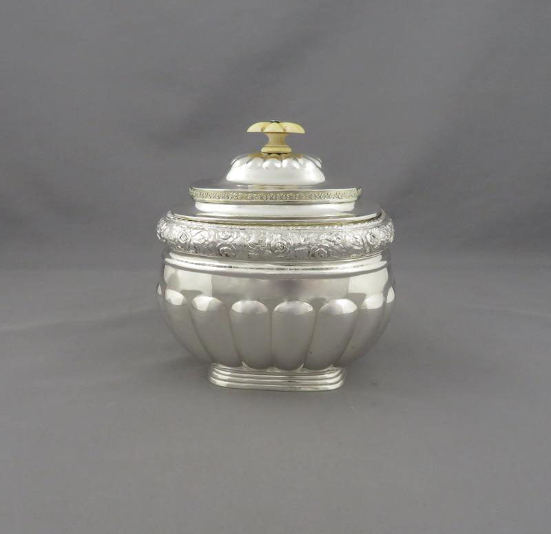 Finnish Silver Tea Caddy - JH Tee Antiques