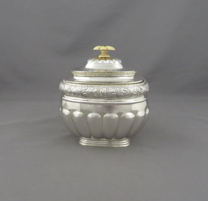 Finnish Silver Tea Caddy - JH Tee Antiques