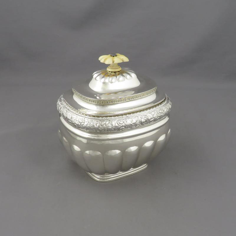 Finnish Silver Tea Caddy - JH Tee Antiques