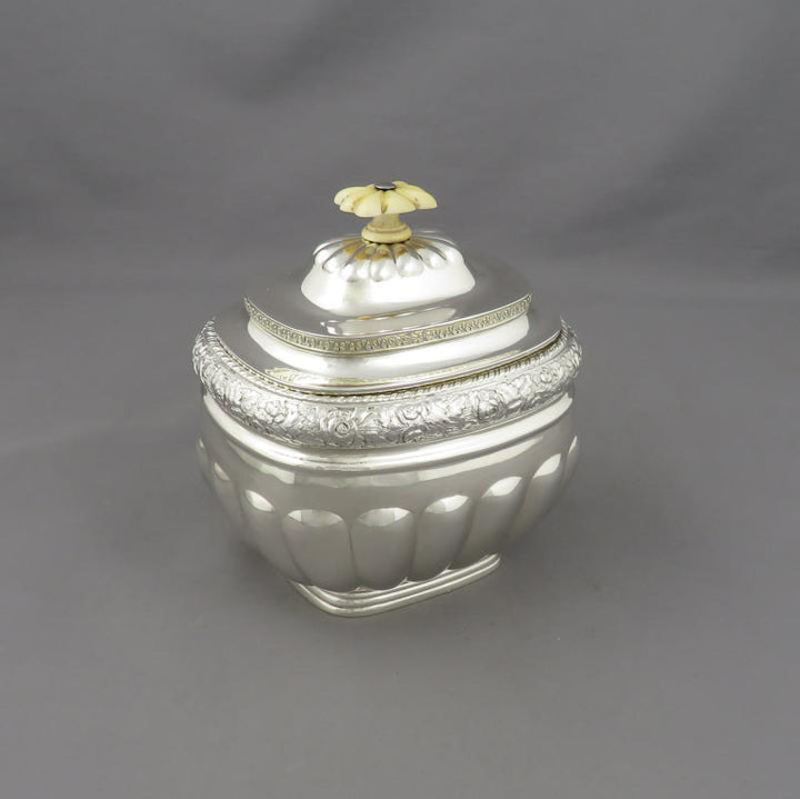 Finnish Silver Tea Caddy - JH Tee Antiques