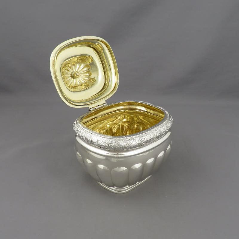 Finnish Silver Tea Caddy - JH Tee Antiques