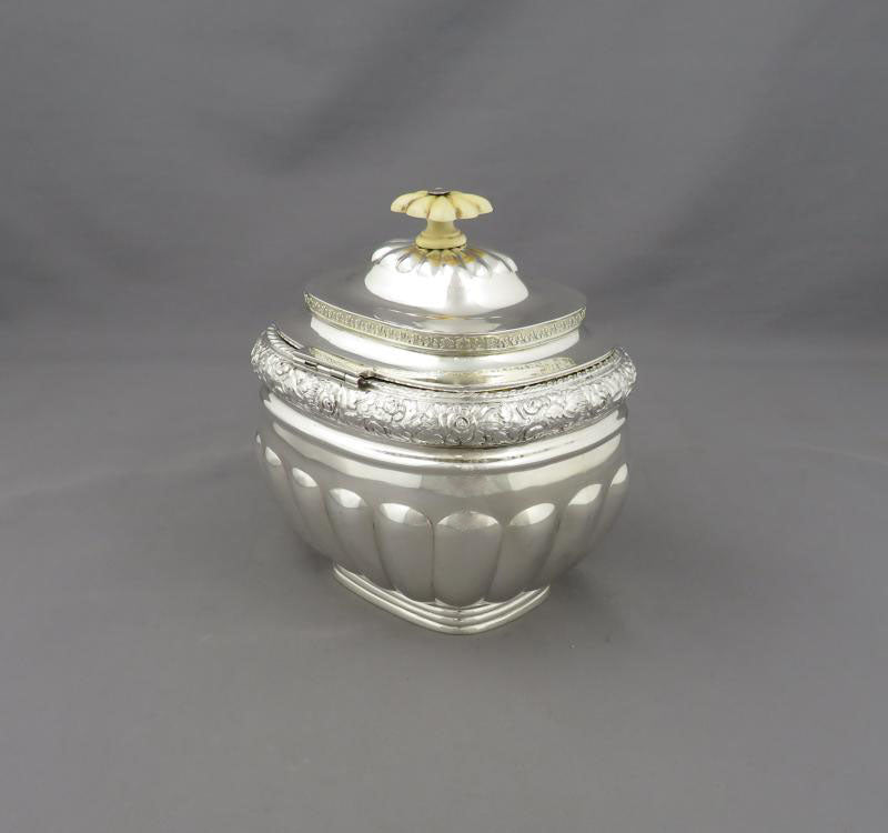 Finnish Silver Tea Caddy - JH Tee Antiques