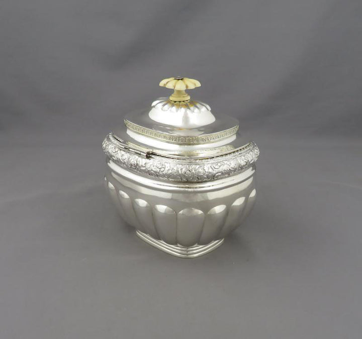 Finnish Silver Tea Caddy - JH Tee Antiques