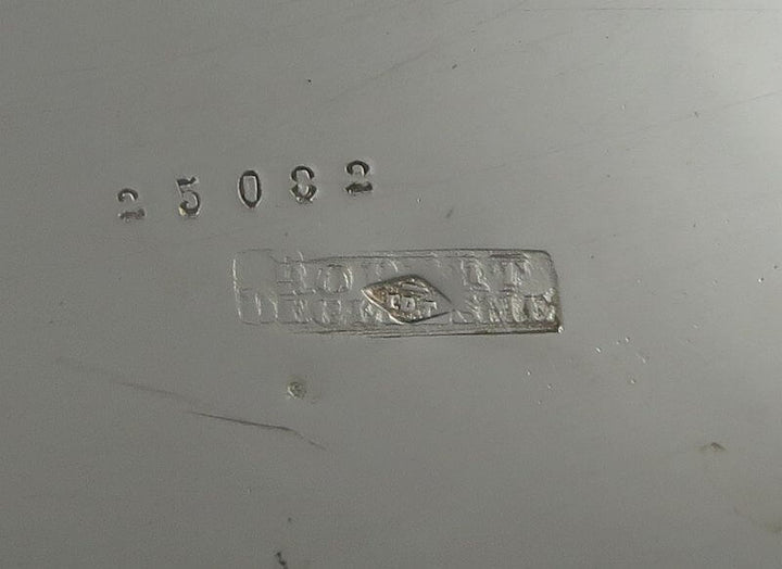 Tetard 950 Silver Entree Dish - JH Tee Antiques