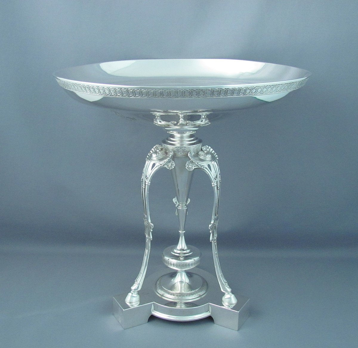 Antique Tiffany Sterling Silver Tazza - JH Tee Antiques