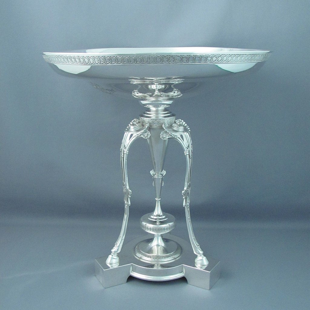 Antique Tiffany Sterling Silver Tazza - JH Tee Antiques