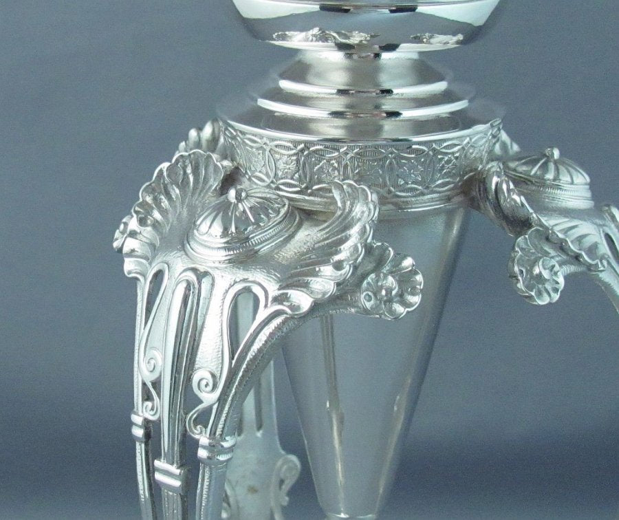 Antique Tiffany Sterling Silver Tazza - JH Tee Antiques