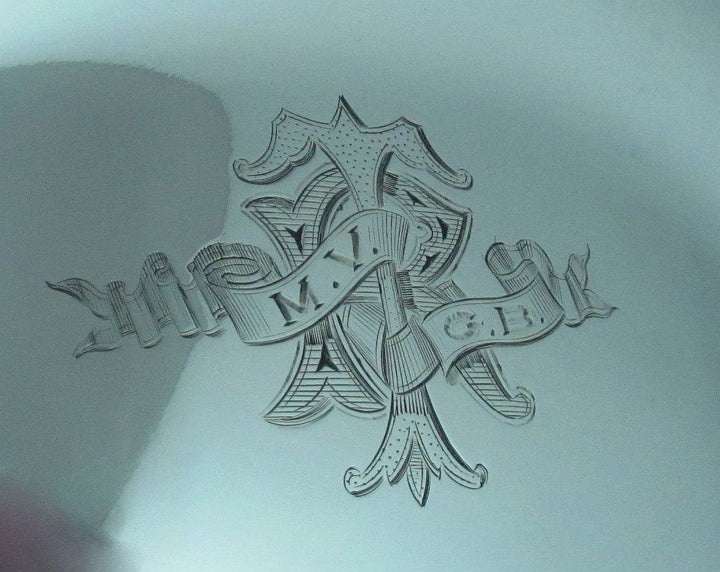 Antique Tiffany Sterling Silver Tazza - JH Tee Antiques