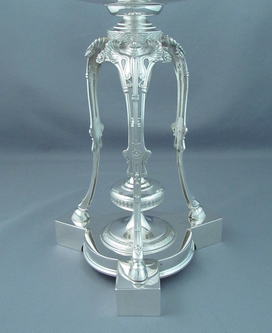 Antique Tiffany Sterling Silver Tazza - JH Tee Antiques