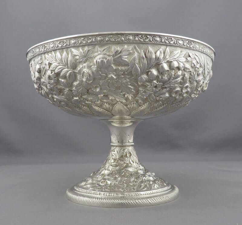 Tiffany Sterling Silver Comport - JH Tee Antiques