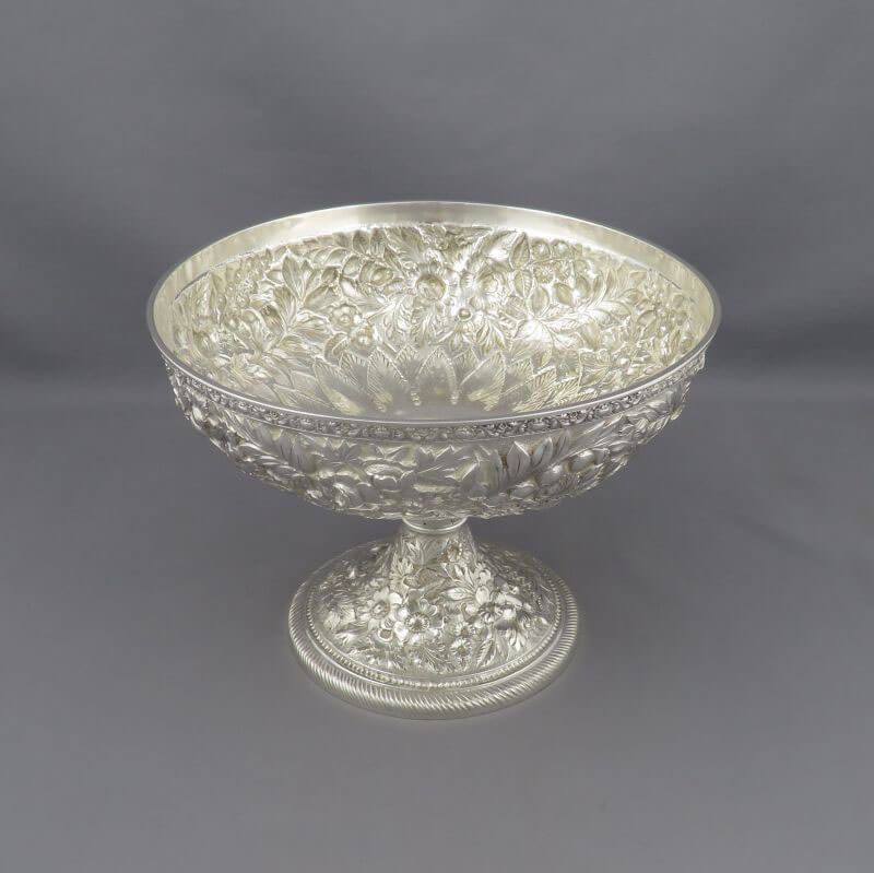 Tiffany Sterling Silver Comport - JH Tee Antiques