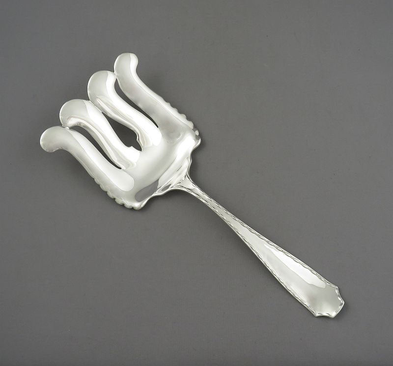 Tiffany Sterling Silver Asparagus Fork - JH Tee Antiques